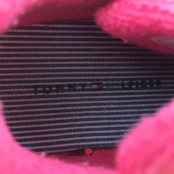Tommy Hilfiger Pink & Silver Lace Up Sneakers - Picture 8 of 9